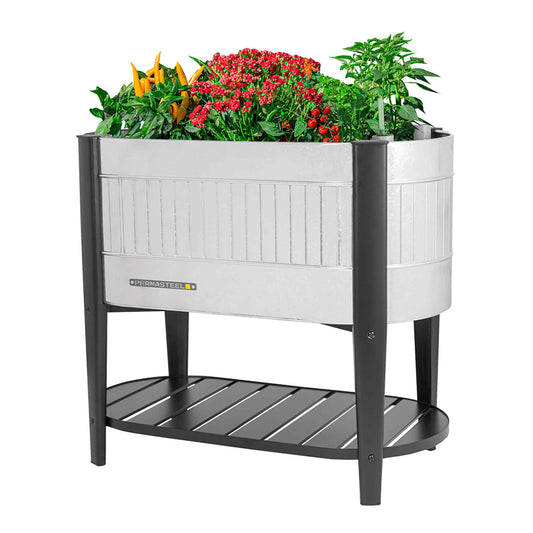 Galvanized Steel Elevated Garden Bed with Engrow Truesoil Technology